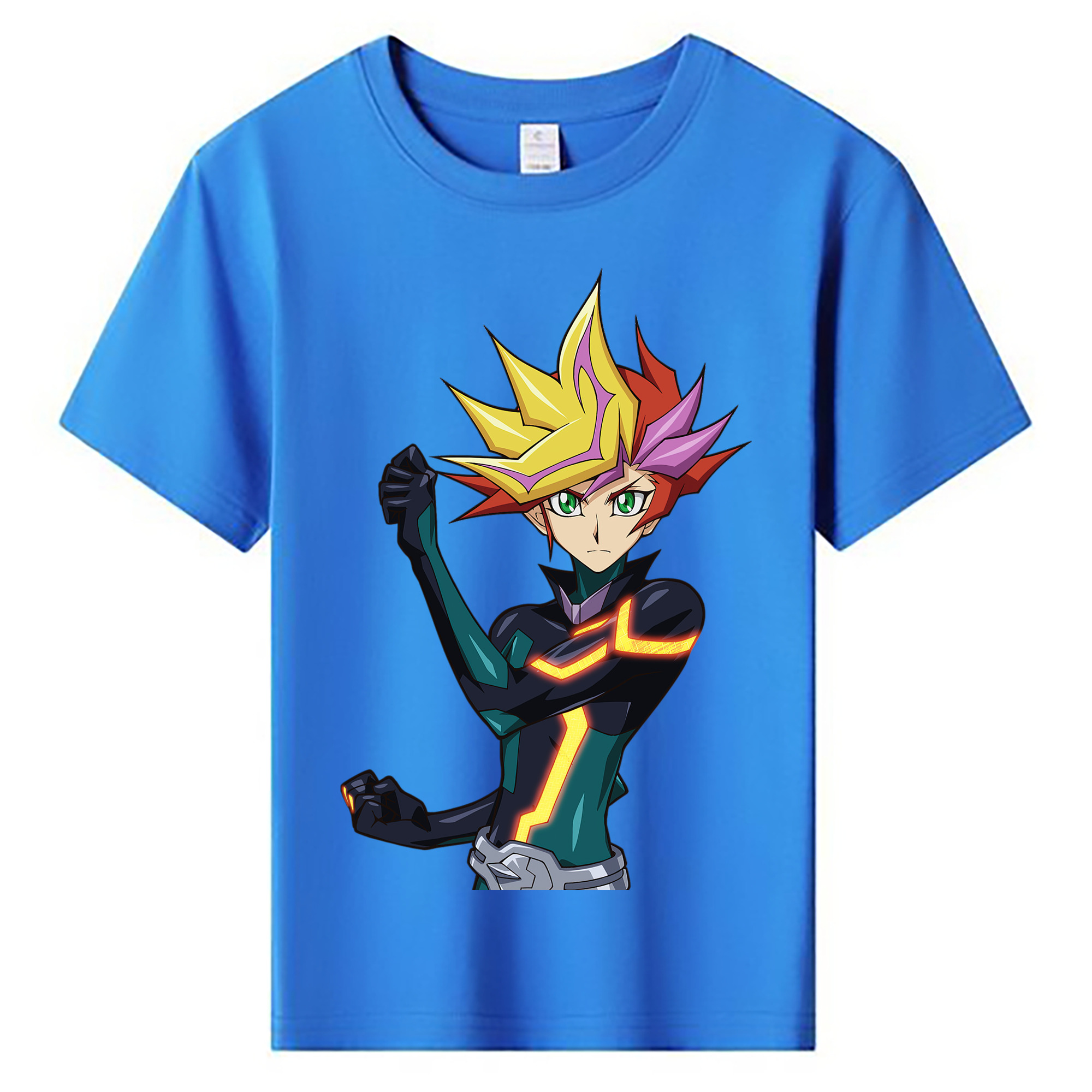 （画像用） 遊☆戯☆王 Yu-Gi-Oh! 綿100％キッズTシャツ（フロントプリント）